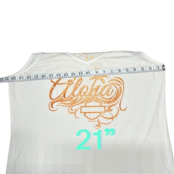 Harley-Davidson Aloha Big Island Kona Hawaii Tank Top 1.  1XL-3XL (runs small) - Picture 12 of 13